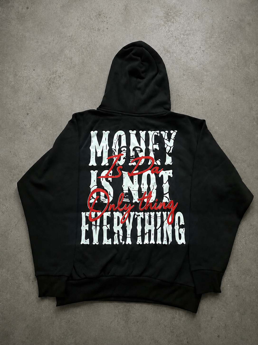 DTM - Black Hoodie (Red)