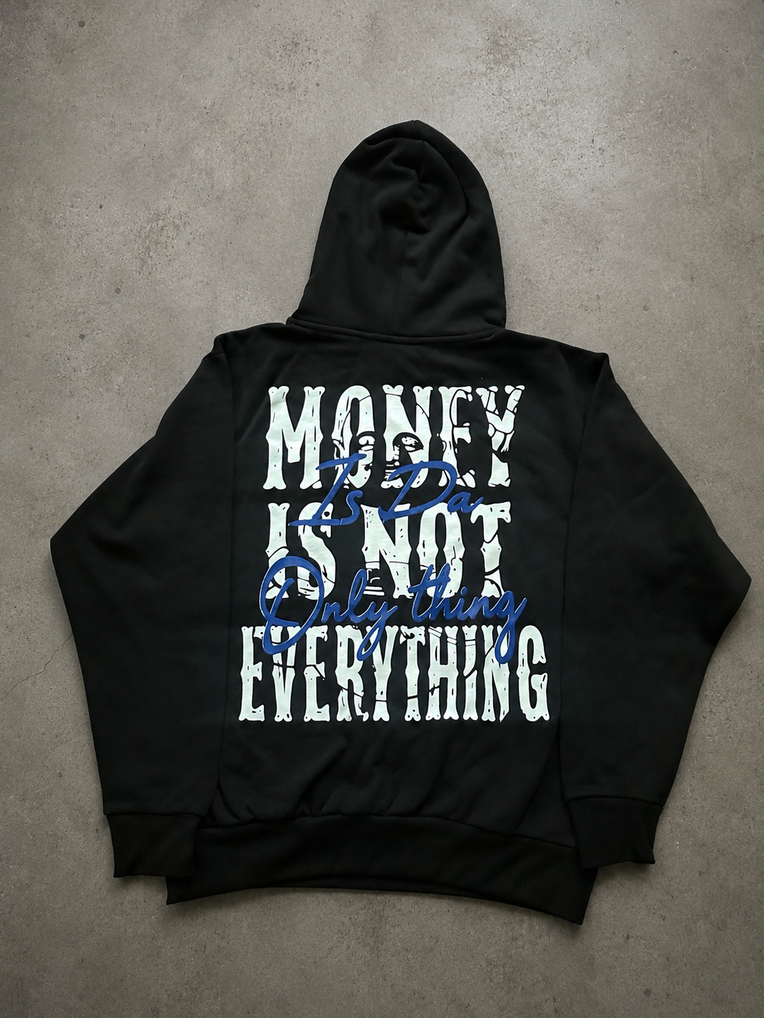 DTM - Black Hoodie (Blue)